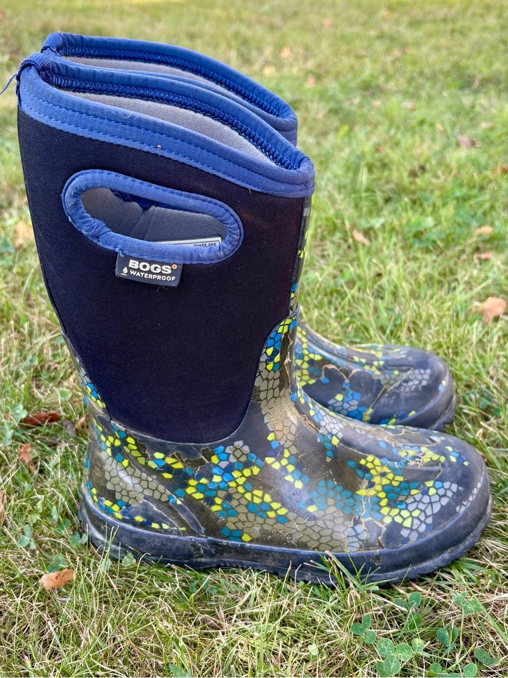 Bogs Kids Mosaic Pattern Waterproof Winter Boots